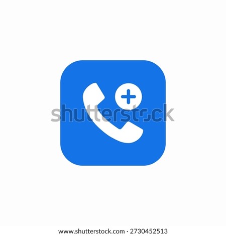 call add icon sign vector