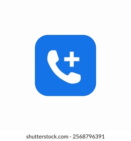 call add member icon sign vector