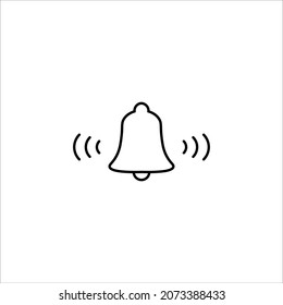 Ruf, Wecker-Symbol, Vektorgrafik-Symbol