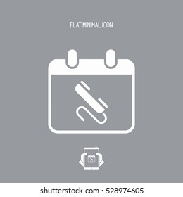 Call for appointment - Minimal vector icon