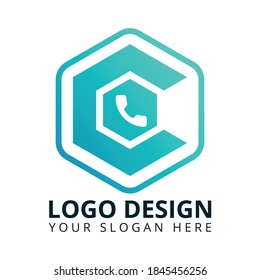 Call Assistant or call center Logo Design