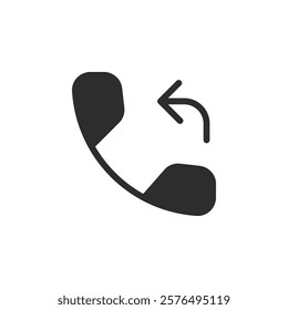 Call back icon web design in vector