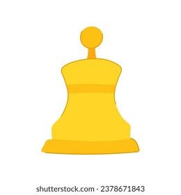 call bell cartoon. message notification, reminder phone, new mobile call bell sign. isolated symbol vector illustration