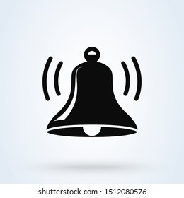 call bell Simple vector modern icon design illustration.