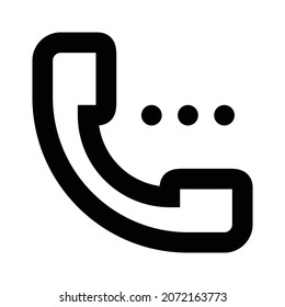 Call Bold Line Vector icon which can easily modify or edit

