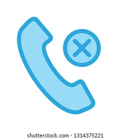 Call Busy Vector Icon
