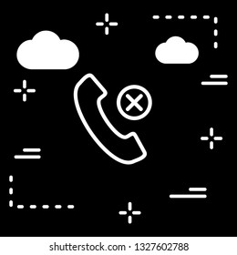 Call Busy Vector Icon
