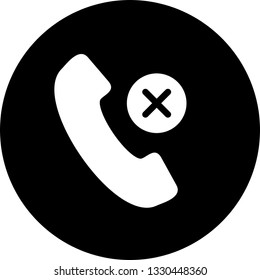 Call Busy Vector Icon
