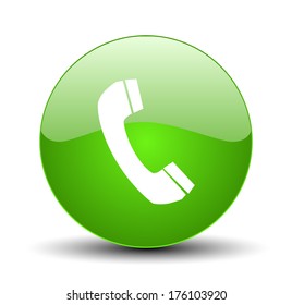 Call button - Shutterstock ID 176103920