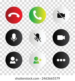 Call Buttons Set of call buttons