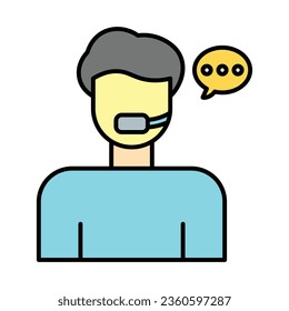 Call Center Agent Icon Design For Personal And Commercial Use