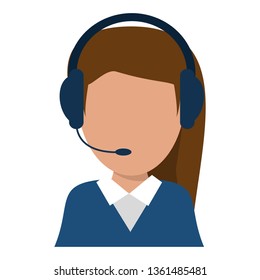 Call center agent operator avatar