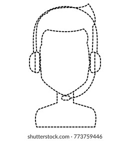 call center agent shirtless avatar character