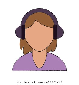 Call center agent symbol