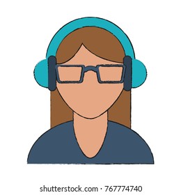 Call center agent symbol