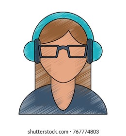Call center agent symbol