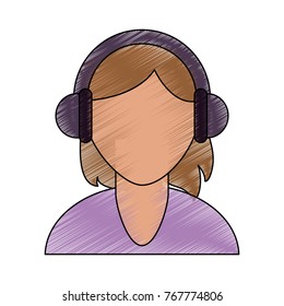 Call center agent symbol