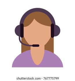 Call center agent symbol
