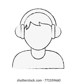 Call center agent symbol