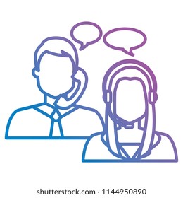 call center agents avatars characters