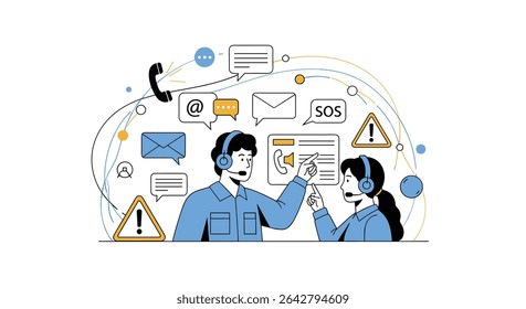 Call Center Agents Streamlining Communication Channels for Efficient Customer Service and Increased Productivity