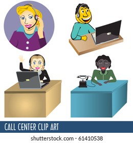 Call Center Clip Art