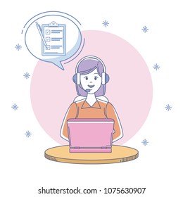 Call center customer service