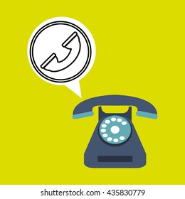 Call center design. Global communication. Flat illustration,