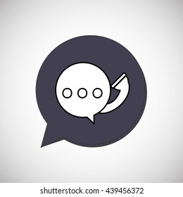 Call center design. Global communication. Flat illustration,