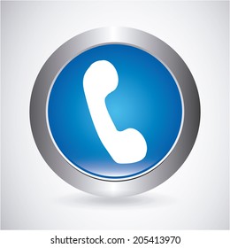 Call center design over white background, vector illustration