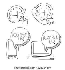 Call center design over white background,vector illustration