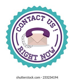 Call center design over white background, vector illustration.