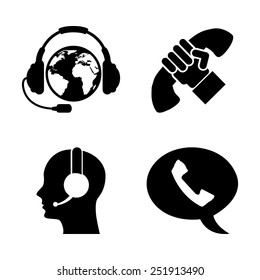 call center design, vector illustration eps10 graphic 