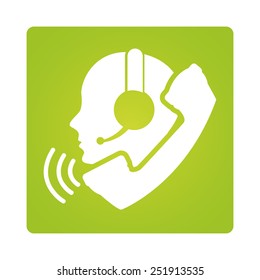 call center design, vector illustration eps10 graphic 