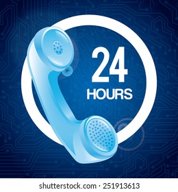 call center design, vector illustration eps10 graphic 
