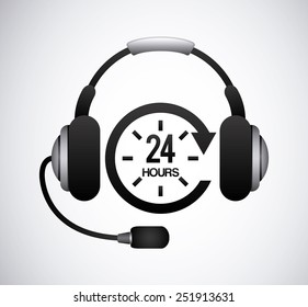 call center design, vector illustration eps10 graphic 