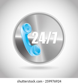 call center design, vector illustration eps10 graphic 