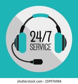 call center design, vector illustration eps10 graphic 