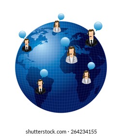call center design, vector illustration eps10 graphic 