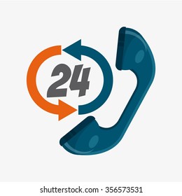 call center design, vector illustration eps10 graphic 
