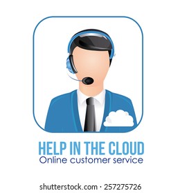 call center design,vector illustration.