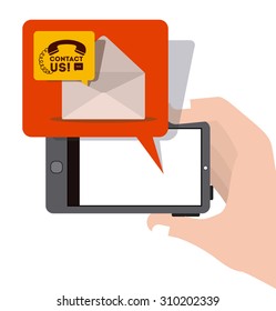 Call center digital design, vector illustration eps 10