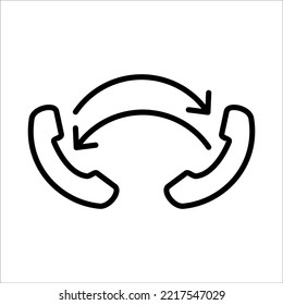 Call center, Feedback Call Icon Logo Design Vector Template Illustration Sign And Symbol