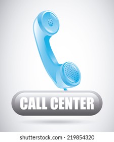 call center graphic design , vector illustration