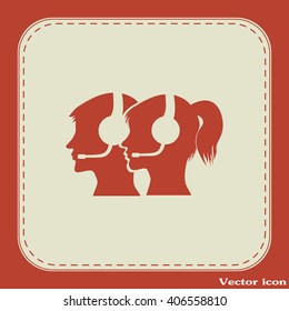 call center icon
