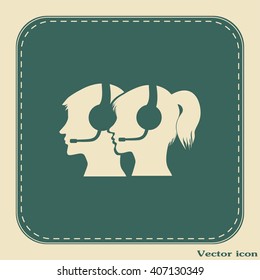 call center icon