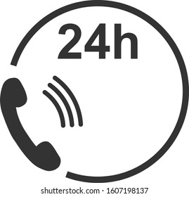 Call center icon. Customer service and support center. Call center operator. Vector illustration. Vector.