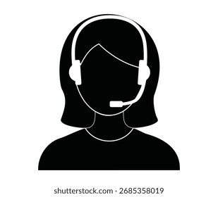 Icono de centro de llamadas. Icono de Servicios al cliente.