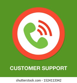 Call center icon - customer support service - communication icon