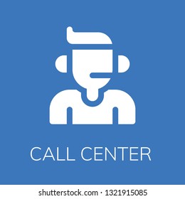  Call center icon. Editable  Call center icon for web or mobile.